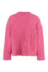 Wool blend pullover